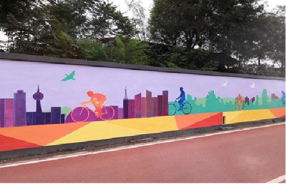 黄山墙体彩绘-围墙