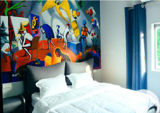 黄山对于酒店的墙体彩绘而言更注重哪些方面？