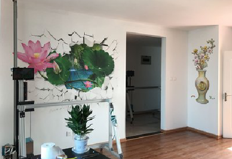 黄山墙体彩绘相比墙纸的优势。