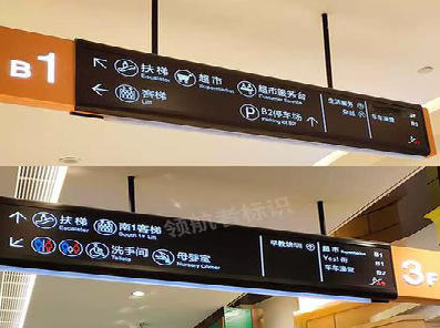 黄山如何通过商场标识牌引导客流分布？