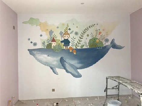 黄山手绘墙的特点及优势。